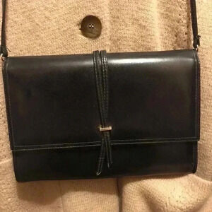 Jay Herbert New York I. Magnin black leather handbag‎​​ vintage
